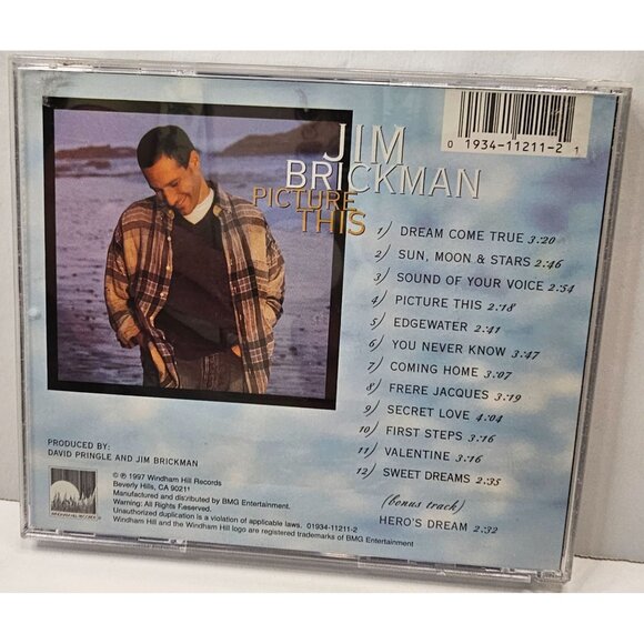 Jim Brickman Picture This CD Album Audio Music - Picture 2 of 6